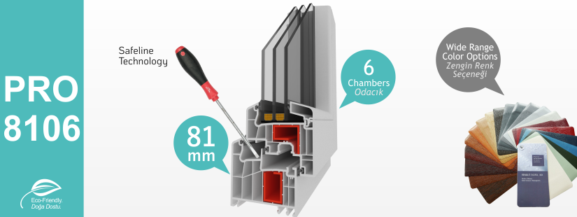 Pro8106 Series Pvc Profiles